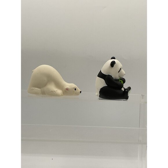 Fisher Price 2011 Little People Zoo Talkers Polar Bear & Panda Animal Figures - Picture 2 of 5